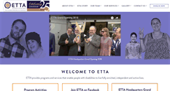 Desktop Screenshot of etta.org